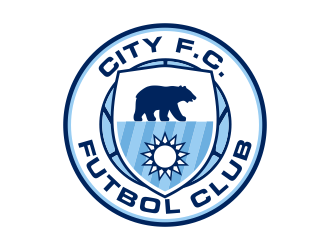 City F.C. (City Futbol Club) logo design by rykos