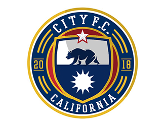 City F.C. (City Futbol Club) logo design by Optimus