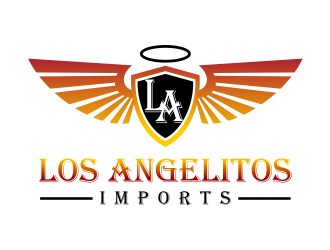 Los Angelitos Imports  logo design by cintoko