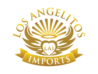 Los Angelitos Imports  logo design by dhika
