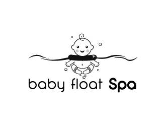 Baby Float Spa logo design by JJlcool