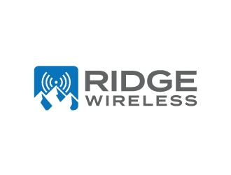 Ridge Wireless logo design by Kewin