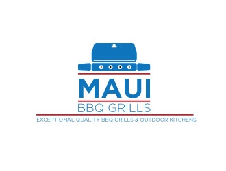 Maui BBQ Grills logo design by Erasedink