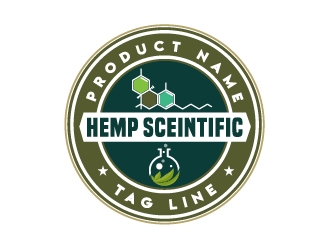 Hemp Sceintific logo design by nexgen