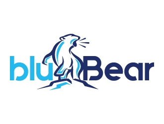 bluBear or blu Bear logo design by jaize