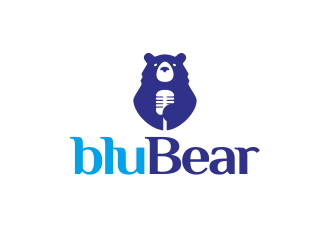 bluBear or blu Bear logo design by YONK