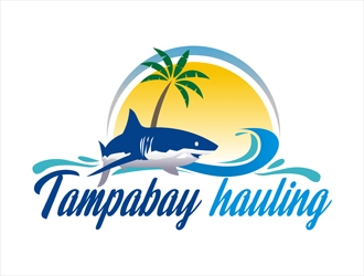 Tampabay hauling  logo design by gitzart