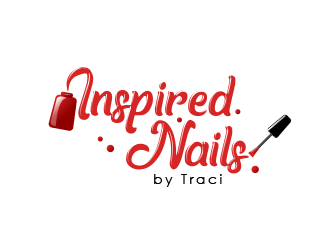 Inspired Nails by Traci logo design by BeDesign