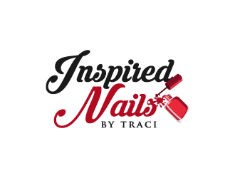 Inspired Nails by Traci logo design by pencilhand