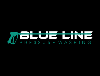  Blue Line Pressure Washing  logo design by JessicaLopes