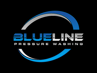  Blue Line Pressure Washing  logo design by torresace