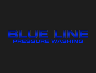  Blue Line Pressure Washing  logo design by Greenlight