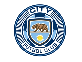 City F.C. (City Futbol Club) logo design by DreamLogoDesign