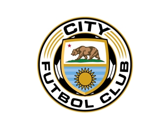 City F.C. (City Futbol Club) logo design by DreamLogoDesign