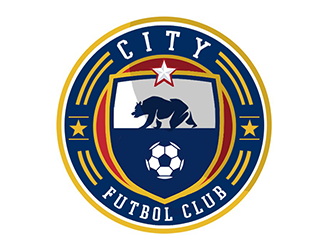 City F.C. (City Futbol Club) logo design by Optimus