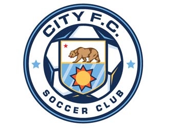 City F.C. (City Futbol Club) logo design by shere