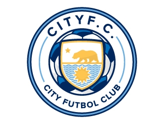 City F.C. (City Futbol Club) logo design by jaize
