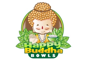 Happy Buddha Bowls logo design by uttam