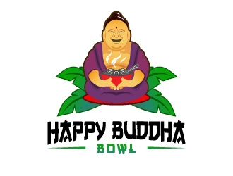 Happy Buddha Bowls logo design by ARALE