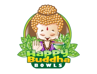 Happy Buddha Bowls logo design by uttam