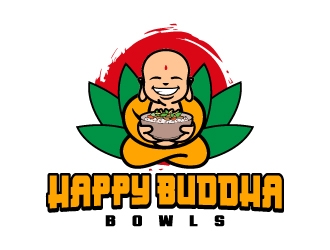 Happy Buddha Bowls logo design by jaize