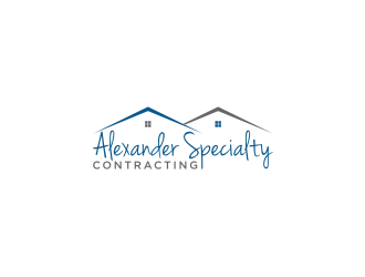 Alexander Specialty Contracting logo design by Nurmalia