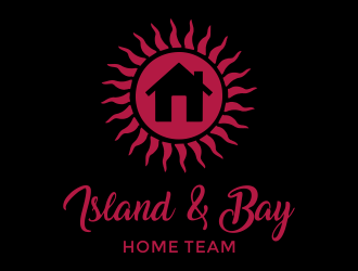 Island & Bay Home Team   (home team is smaller) logo design by aldesign