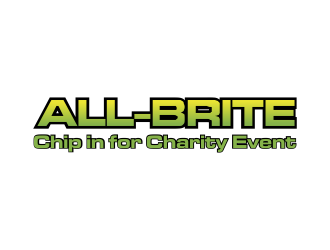 All-Brite Chip in for Charity Event logo design by oke2angconcept