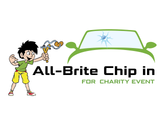 All-Brite Chip in for Charity Event logo design by aldesign