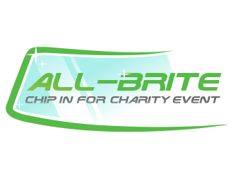 All-Brite Chip in for Charity Event logo design by aldesign