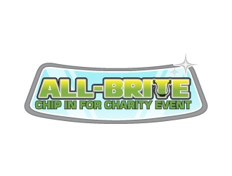 All-Brite Chip in for Charity Event logo design by fantastic4