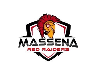 Massena Red Raiders logo design by amar_mboiss