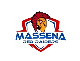 Massena Red Raiders logo design by amar_mboiss