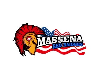 Massena Red Raiders logo design by amar_mboiss