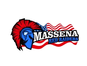 Massena Red Raiders logo design by amar_mboiss