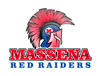 Massena Red Raiders logo design by AisRafa