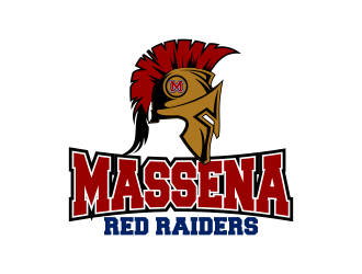 Massena Red Raiders logo design by Kruger