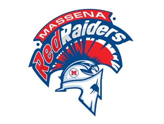 Massena Red Raiders logo design by DreamLogoDesign