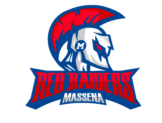 Massena Red Raiders logo design by fontstyle