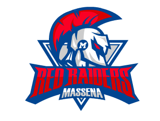 Massena Red Raiders logo design by fontstyle