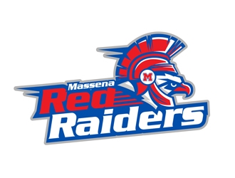 Massena Red Raiders logo design by DreamLogoDesign