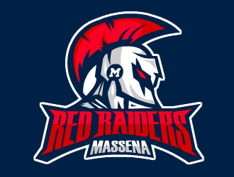 Massena Red Raiders logo design by fontstyle