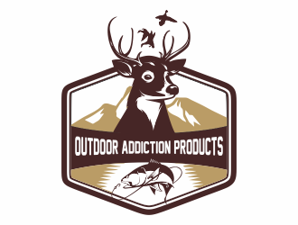 Outdoor Addiction Products logo design by mletus