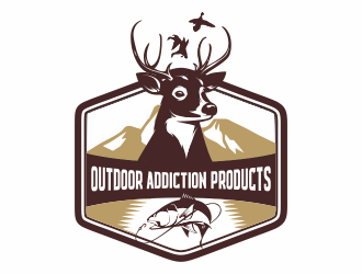 Outdoor Addiction Products logo design by mletus