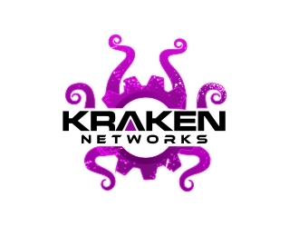 Kraken Networks logo design by amar_mboiss