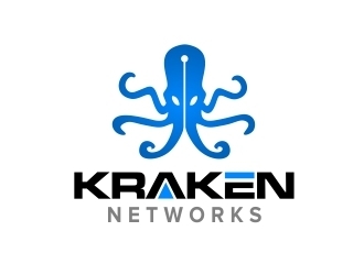 Kraken Networks logo design by amar_mboiss
