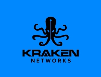 Kraken Networks logo design by amar_mboiss