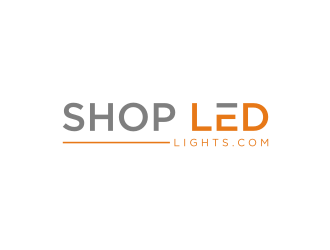 Shop LED Lights.com logo design by dewipadi