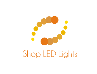 Shop LED Lights.com logo design by rdbentar