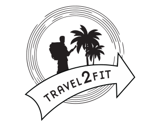 travel2fit logo design by bismillah